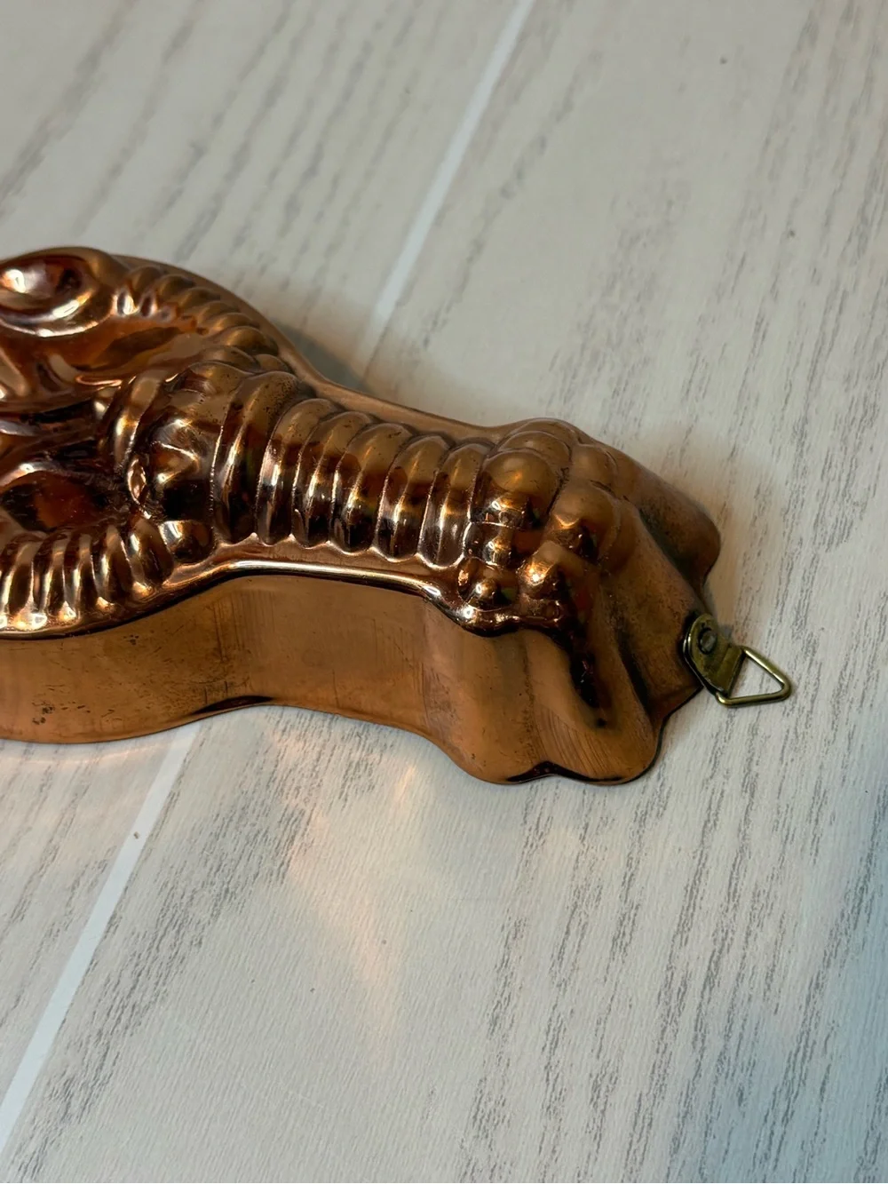 Copper Lobster Food Mold 7 inch Decorative Wall Hanging Mid-Century Modern